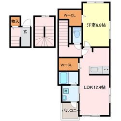 サンリット松葉の物件間取画像